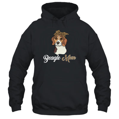 Cute Beagle Mom Leopard Dog Mom Mothers Day T-Shirt & Tank Top | Teecentury.com