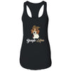 Cute Beagle Mom Leopard Dog Mom Mothers Day T-Shirt & Tank Top | Teecentury.com