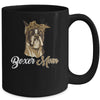 Cute Boxer Mom Leopard Dog Mom Mothers Day Mug Coffee Mug | Teecentury.com