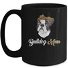 Cute Bulldog Mom Leopard Dog Mom Mothers Day Mug Coffee Mug | Teecentury.com