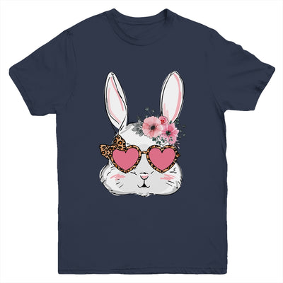 Cute Bunny Face Leopard Glasses Easter For Women Teen Girl Youth Shirt | teecentury