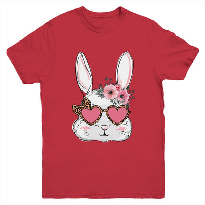 Cute Bunny Face Leopard Glasses Easter For Women Teen Girl Youth Shirt | teecentury