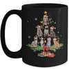 Cute Cat Lover Christmas Tree Light Kitten Xmas Mom Women Mug | teecentury