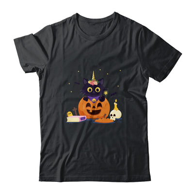 Cute Cat Pumpkin Unicorn Halloween T-Shirt & Tank Top | Teecentury.com