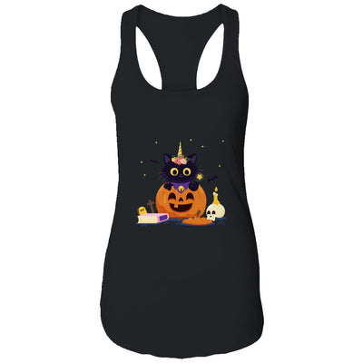 Cute Cat Pumpkin Unicorn Halloween T-Shirt & Tank Top | Teecentury.com