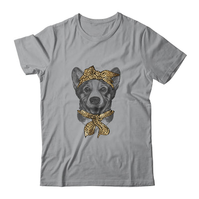 Cute Corgi Mom Leopard Dog Bandana Mother Day Women Girl T-Shirt & Tank Top | Teecentury.com