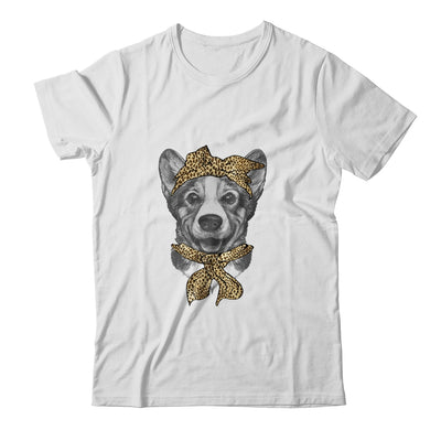 Cute Corgi Mom Leopard Dog Bandana Mother Day Women Girl T-Shirt & Tank Top | Teecentury.com