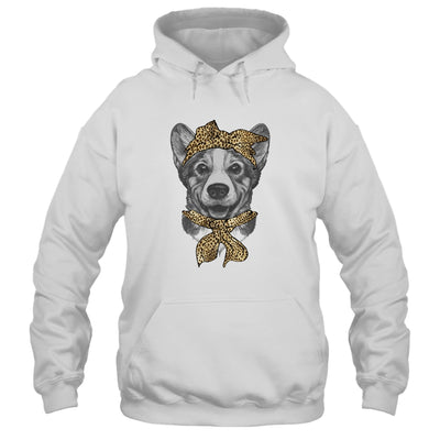 Cute Corgi Mom Leopard Dog Bandana Mother Day Women Girl T-Shirt & Tank Top | Teecentury.com