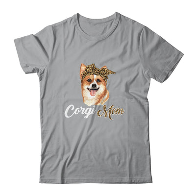 Cute Corgi Mom Leopard Dog Mom Mothers Day T-Shirt & Tank Top | Teecentury.com