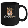 Cute Corgi Mom Leopard Dog Mom Mothers Day Mug Coffee Mug | Teecentury.com