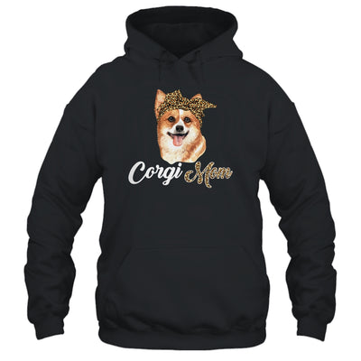 Cute Corgi Mom Leopard Dog Mom Mothers Day T-Shirt & Tank Top | Teecentury.com