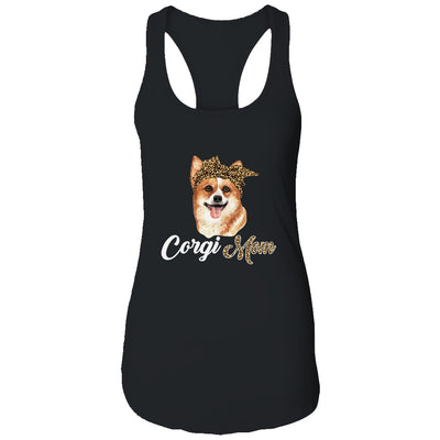 Cute Corgi Mom Leopard Dog Mom Mothers Day T-Shirt & Tank Top | Teecentury.com