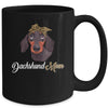 Cute Dachshund Mom Leopard Dog Mom Mothers Day Mug Coffee Mug | Teecentury.com