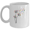 Cute Dandelion Books Flower Fly Reading Fan Club Mug Coffee Mug | Teecentury.com