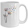 Cute Dandelion Books Flower Fly Reading Fan Club Mug Coffee Mug | Teecentury.com