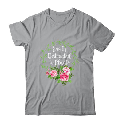 Cute Easily Distracted By Plants Gardening T-Shirt & Tank Top | Teecentury.com