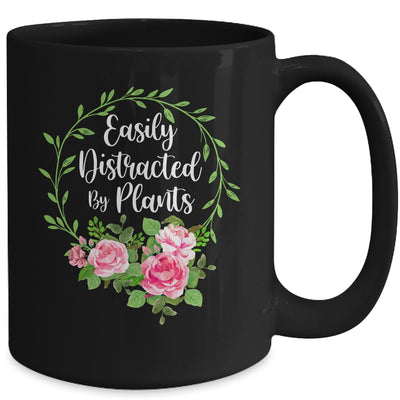 Cute Easily Distracted By Plants Gardening Mug Coffee Mug | Teecentury.com