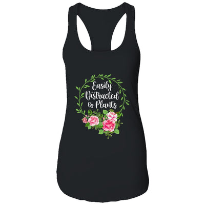 Cute Easily Distracted By Plants Gardening T-Shirt & Tank Top | Teecentury.com