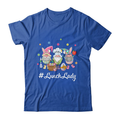 Cute Easter Day Gnome Love Lunch Lady Women Matching Shirt & Hoodie | teecentury