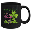 Cute Flamingo St Patricks Day Shamrock Funny Flamingo Irish Mug Coffee Mug | Teecentury.com