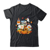 Cute Ghost Book Reading Halloween Teacher Library Funny T-Shirt & Hoodie | Teecentury.com