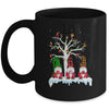 Cute Gnome Buffalo Plaid Christmas Tree Light Ugly Santa Hat Mug Coffee Mug | Teecentury.com