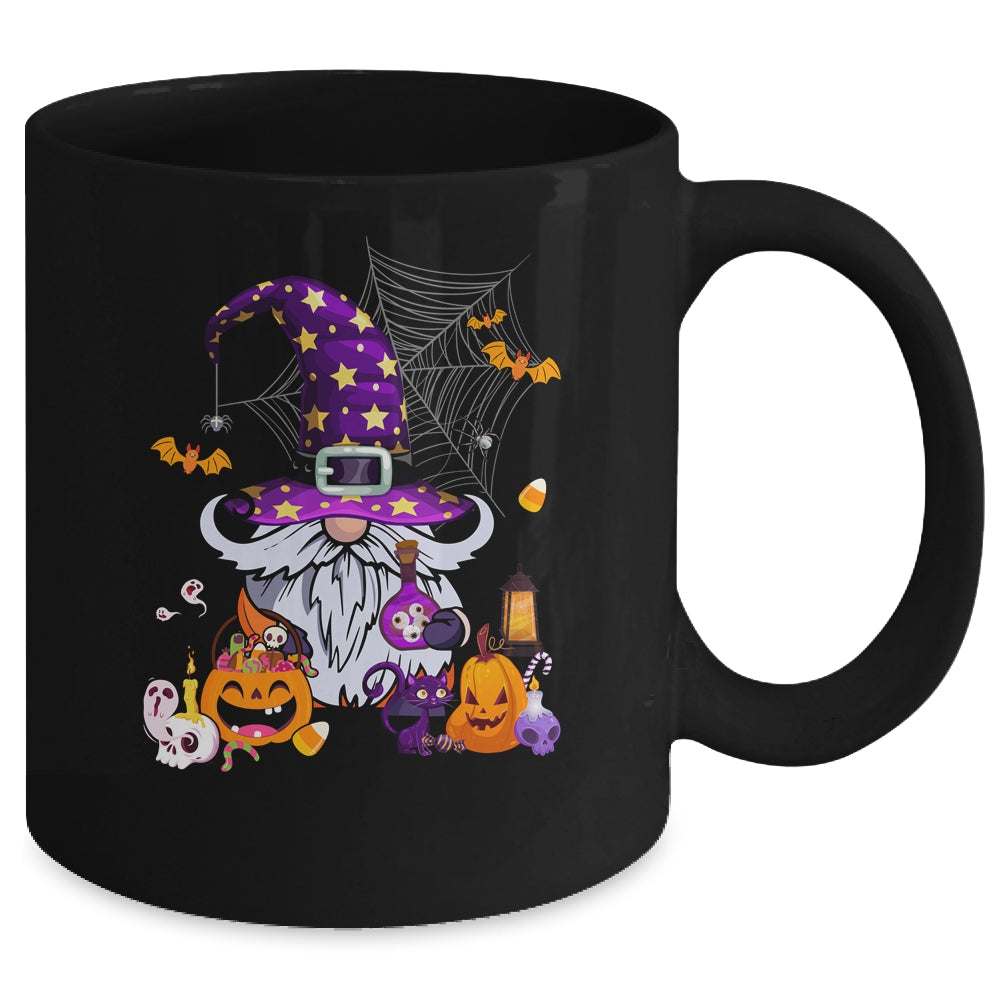 Cute Gnomes Happy Halloween Fall Candy Corn Pumpkin Boy Girl Mug | teecentury