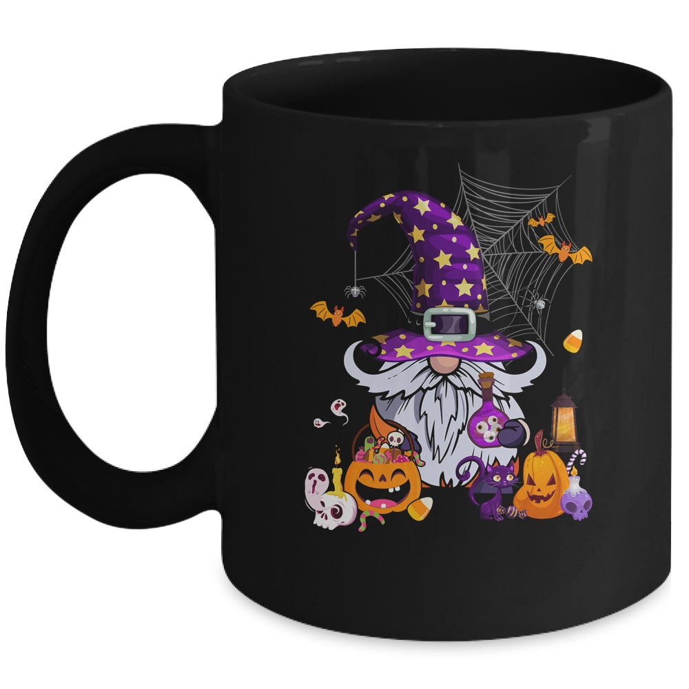 Cute Gnomes Happy Halloween Fall Candy Corn Pumpkin Boy Girl Mug | teecentury