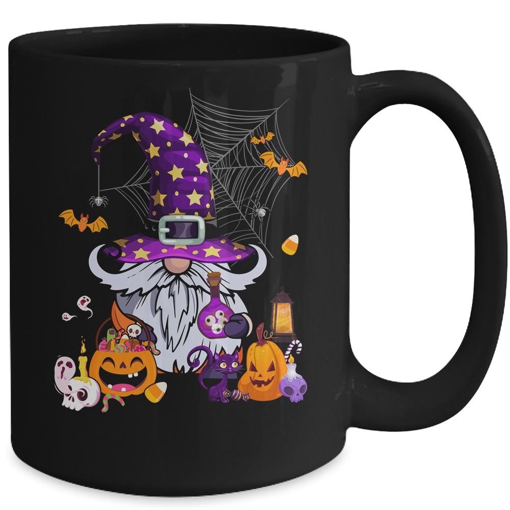 Cute Gnomes Happy Halloween Fall Candy Corn Pumpkin Boy Girl Mug | teecentury