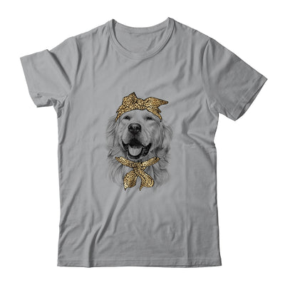 Cute Golden Retriever Mom Leopard Dog Bandana Mother Day Women Girl T-Shirt & Tank Top | Teecentury.com