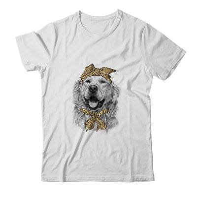 Cute Golden Retriever Mom Leopard Dog Bandana Mother Day Women Girl T-Shirt & Tank Top | Teecentury.com