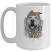 Cute Golden Retriever Mom Leopard Dog Bandana Mother Day Women Girl Mug Coffee Mug | Teecentury.com