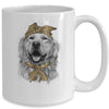 Cute Golden Retriever Mom Leopard Dog Bandana Mother Day Women Girl Mug Coffee Mug | Teecentury.com