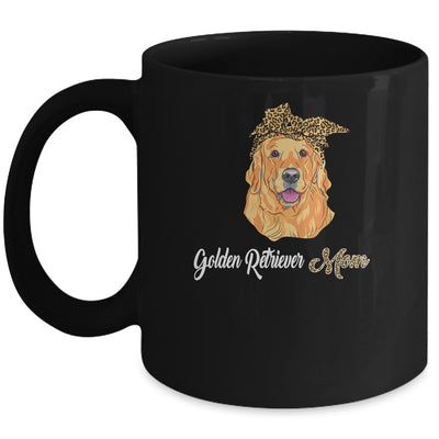 Cute Golden Retriever Mom Leopard Dog Mom Mothers Day Mug Coffee Mug | Teecentury.com