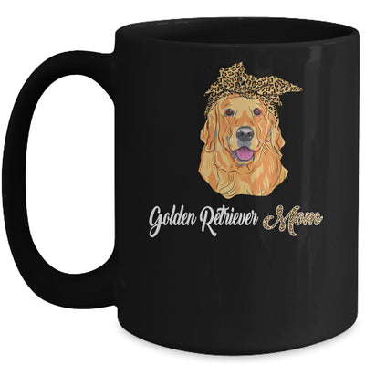 Cute Golden Retriever Mom Leopard Dog Mom Mothers Day Mug Coffee Mug | Teecentury.com