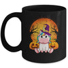 Cute Halloween Witchy Unicorn Halloween Mug Coffee Mug | Teecentury.com