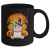 Cute Halloween Witchy Unicorn Halloween Mug Coffee Mug | Teecentury.com