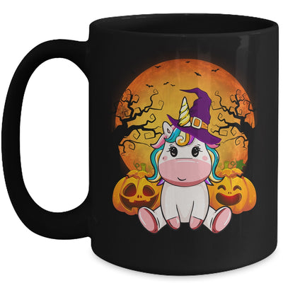 Cute Halloween Witchy Unicorn Halloween Mug Coffee Mug | Teecentury.com