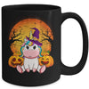 Cute Halloween Witchy Unicorn Halloween Mug Coffee Mug | Teecentury.com