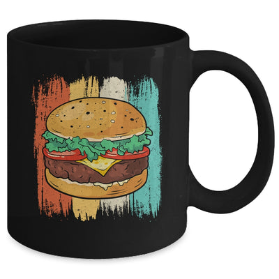 Cute Hamburger Design For Men Women Vintage Hamburger Burger Mug | teecentury