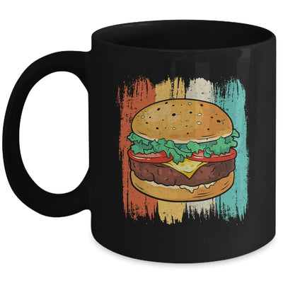 Cute Hamburger Design For Men Women Vintage Hamburger Burger Mug | teecentury