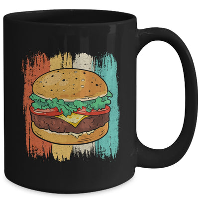 Cute Hamburger Design For Men Women Vintage Hamburger Burger Mug | teecentury