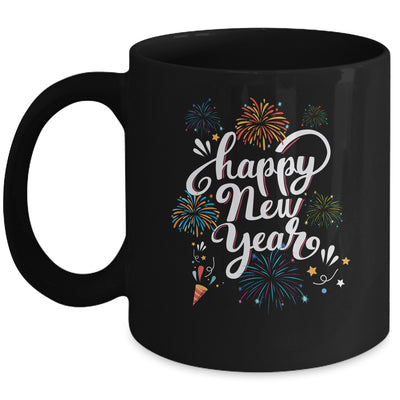 Cute Happy New Year Day Eve Party Fireworks Confetti Costume Mug | teecentury