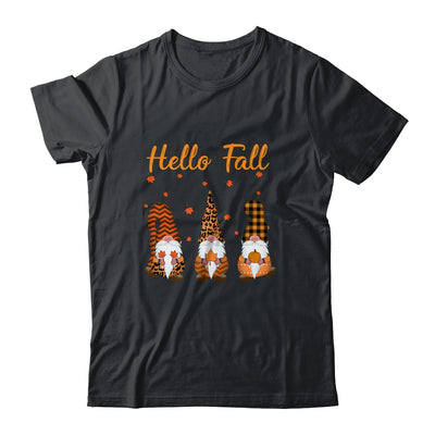 Cute Hello Fall Gnomes Autumn T-Shirt & Sweatshirt | Teecentury.com