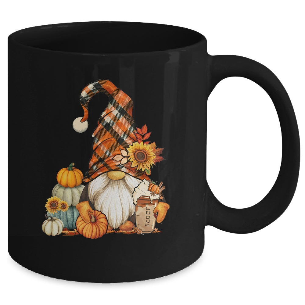 Cute Holiday Gnome For Thanksgiving With Fall Pumpkin Spice Mug | teecentury