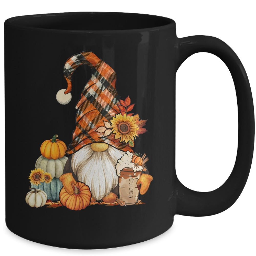 Cute Holiday Gnome For Thanksgiving With Fall Pumpkin Spice Mug | teecentury