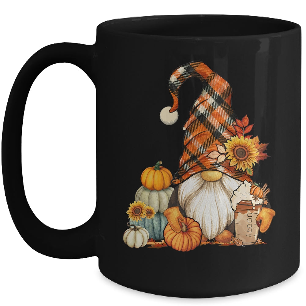 Cute Holiday Gnome For Thanksgiving With Fall Pumpkin Spice Mug | teecentury