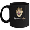 Cute Labrador Mom Leopard Dog Mom Mothers Day Mug Coffee Mug | Teecentury.com