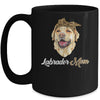 Cute Labrador Mom Leopard Dog Mom Mothers Day Mug Coffee Mug | Teecentury.com