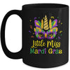 Cute Little Miss Mardi Gras Kids Girl Outfit Mug | teecentury